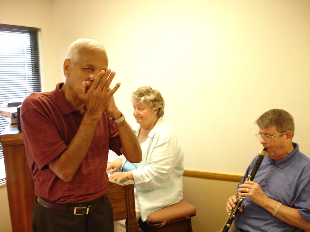 Playing “The Good, the Bad and the Ugly” on Harmonica